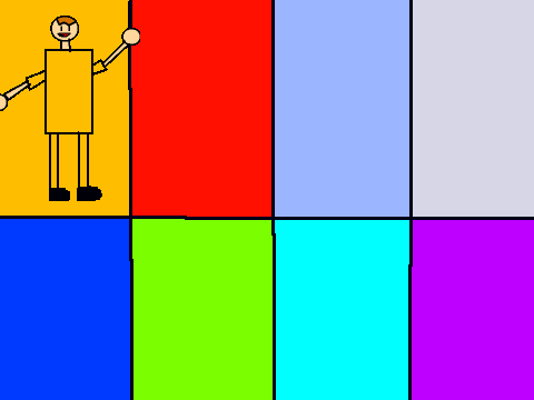 add a trans parent character to a box