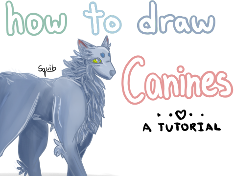 How to draw Canines!-2