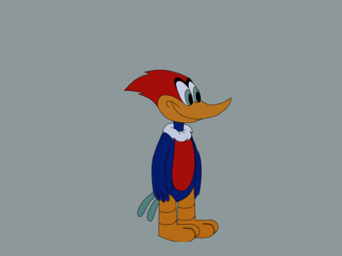 1940 Woody Woodpecker Vector