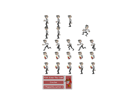 Mr. Crocker sprite sheet