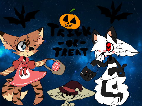 + They're all ready for Halloween +