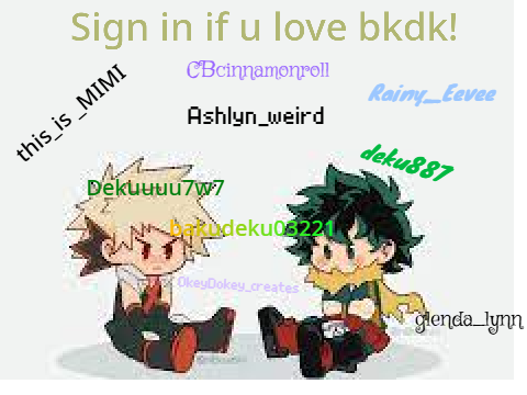 Sign in if u love bkdk!! remix  remix remix
