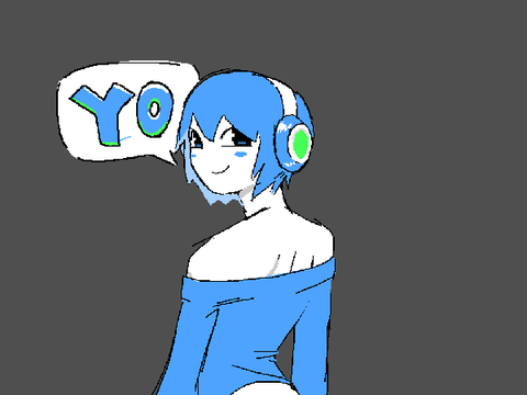 weird blue thing