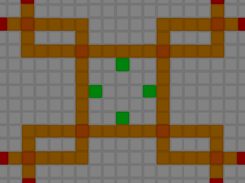 Paths Tiles Art