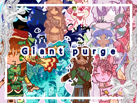 • Giant purge (FREEBIES!!) [42/87 designs] •