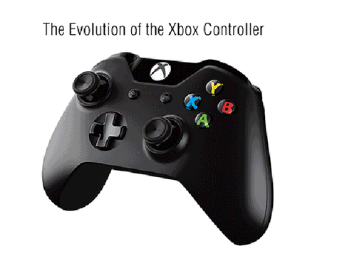  XBOX controller evolution (With better music)