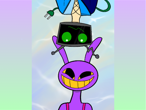 Art trade with @NightWorm709