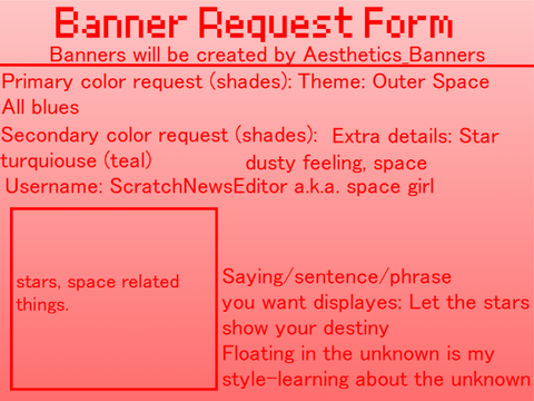 Banner Request Form remix