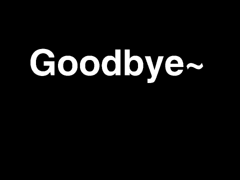 I Quit (Bye)