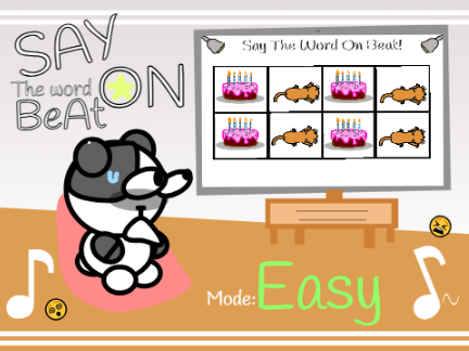 Say The Word On Beat (Mode: easy)