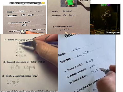 POV grading kids tests