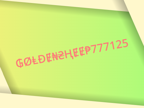 / Entry / @GoldenSheep777125 /