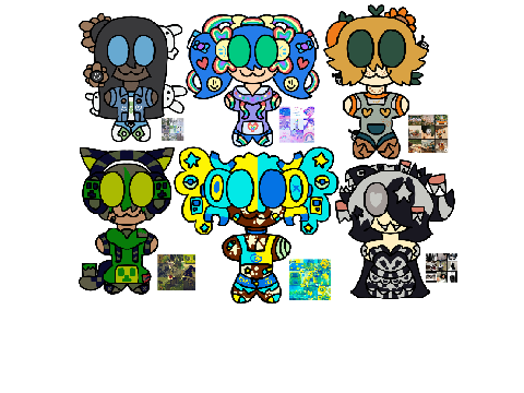 --+ (CHEAP) Small Doodle Human Gachapon +-- (Open!)