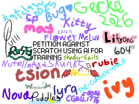 Petition against Scratch using AI, signed. Remix/Memix remix remix remix remix remix remix