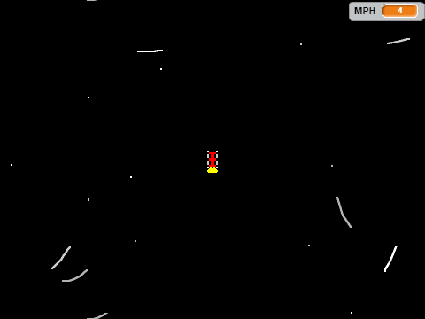 car in space acellaration/decellaration engine