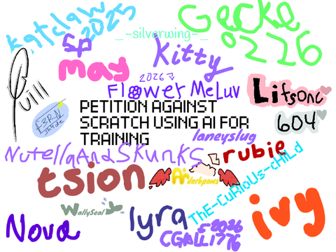 Petition against Scratch using AI, signed. Remix/Memix remix remix remix remix remix