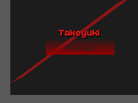 Takeyuki Logo Animation