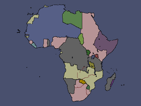 Cost of Victory-Africa Map