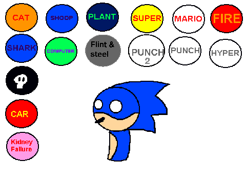 Beat up Sonic Minecraft Edition