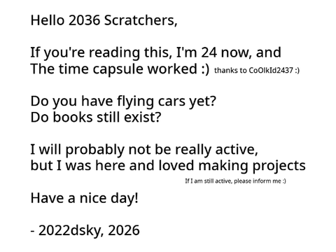 Project capsule, 2026- 2036 submittions remix