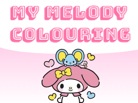 ₊‧✩˚౨ৎ˚₊✩‧₊My melody couloring₊‧✩˚౨ৎ˚₊✩‧₊