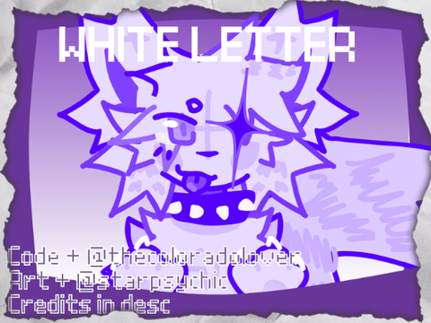 ⁀➷ White Letter ⁀➷ CCE