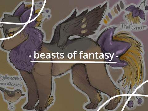 ⧼⋆⧽ beasts of fantasy ⧼⋆⧽ thalictrum & phylloscopus ⧼⋆⧽