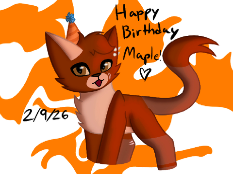 Happy Birthday Mapletuft! 2/9/26