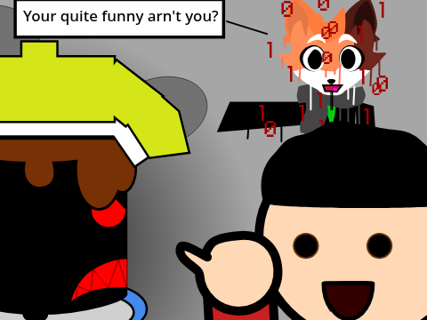 Totally not a self insert to join in on the laughter