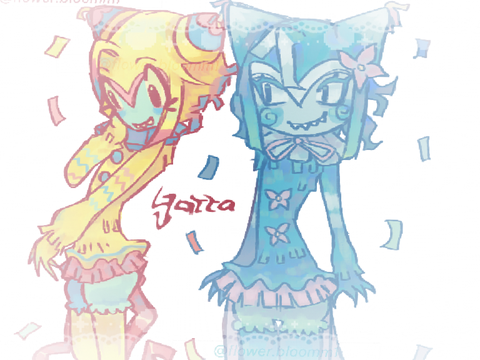 ˚˖‎ꫂ᭪݁  yatta cutie patootie drawing ۫ ׅ⟡