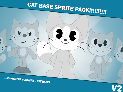CAT BASE SPRITE PACK!!! (V2)