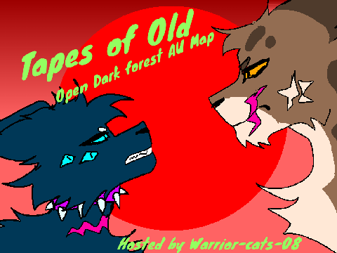 Dark forest AU Map ~`* Open map // Tapes of Old