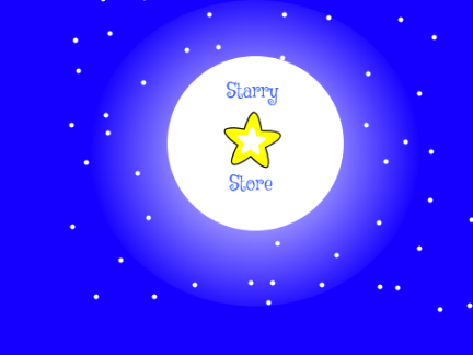 Starry store advertisment