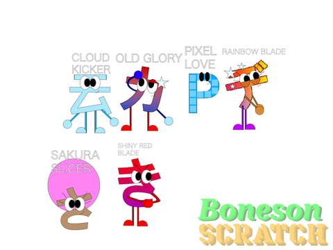 Fruit Ninja Blades as Alphacharacters (4) remix