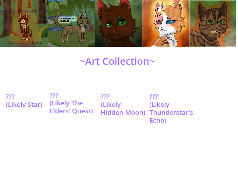 Collection of art from the books