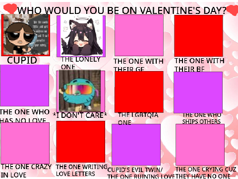 WHO WOULD YOU BE ON VALENTINE'S DAY? remix remix