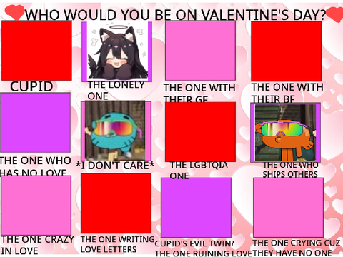 WHO WOULD YOU BE ON VALENTINE'S DAY? remix remix