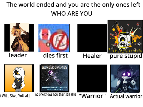 the world ended and you are the only ones left who r u [6] remix