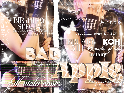 [170+] Bad Apple || Birthday Special