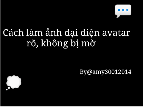 Làm cho ảnh đại diện avatar rõ, không bị mờ