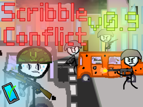 v0.9 Scribble Conflict - A Top down shooter