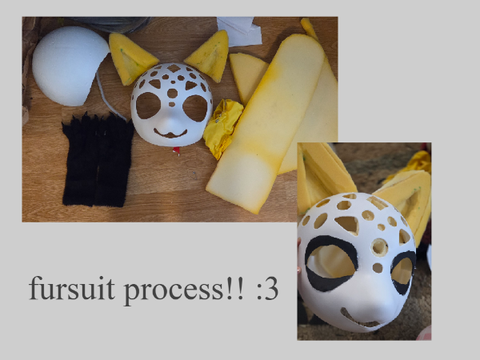 fursuit process!