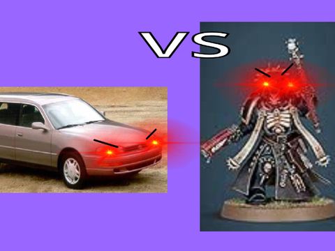 CARS VS  SPACE BARIENS 