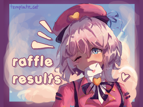 ♥︎ valentines raffle results