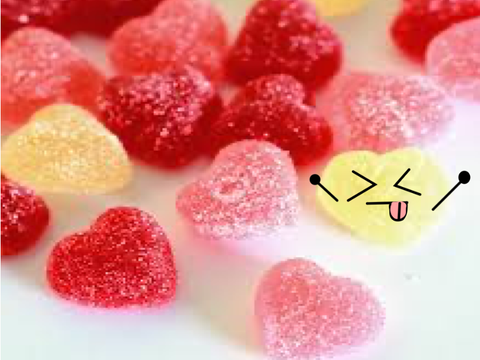 Add yourself as a cute HEART gumdrop!