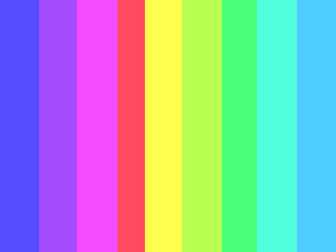 scrolling rainbow