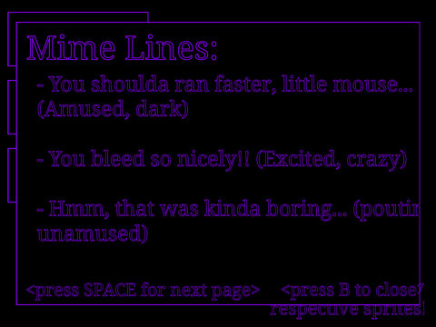 My lines