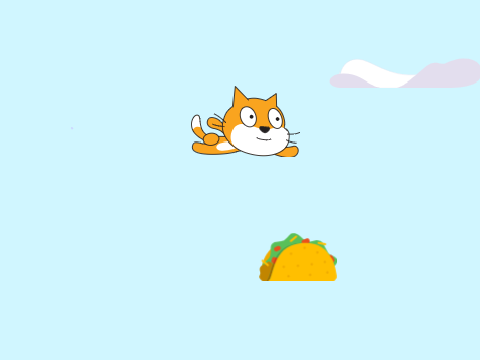 Flying cat