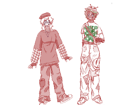 Moss and Joey but swapped aesthetics (WIP)