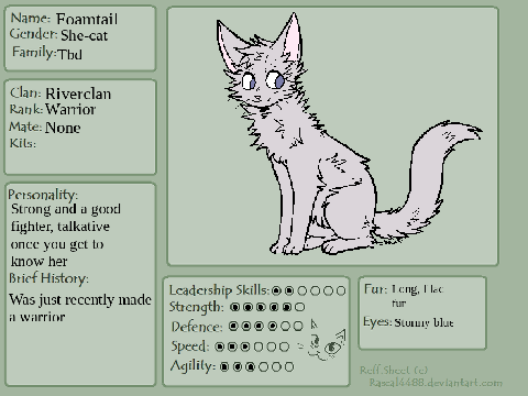 Foamtail (Warriors OC)